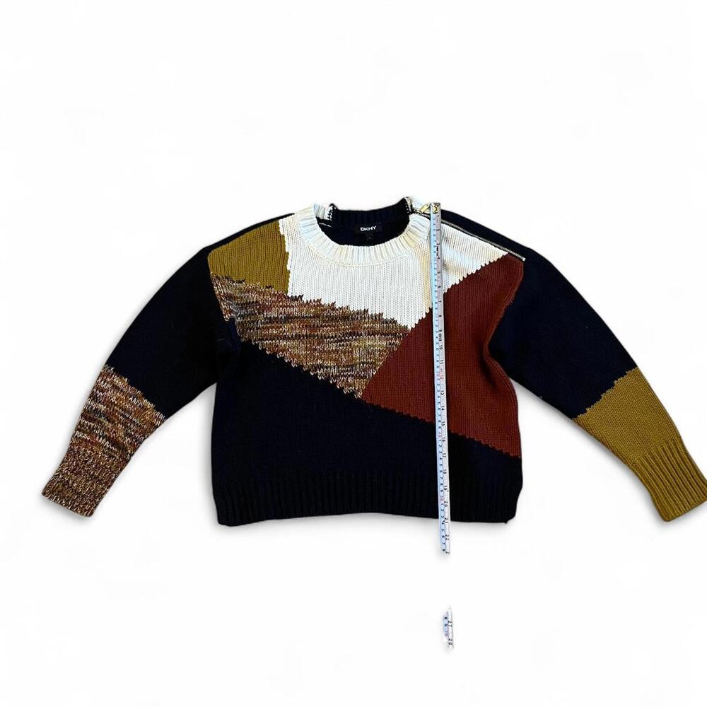 Multicoloured Patchwork Sweater With A Unique Des… - image 1